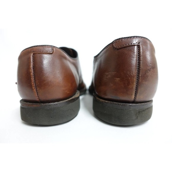 ALLEN EDMONDS Men Dress Shoes LAX Brown 10.5 E Wide Leather Derby Road Warriors main image 8